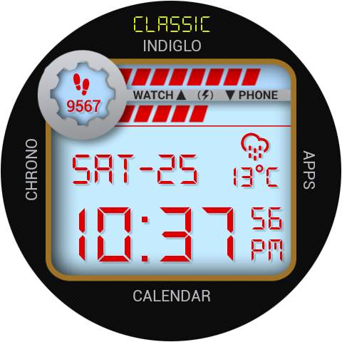Retro Digital Watch Face & Clock Live Wallpaper screenshot 31