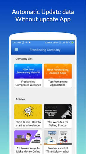 Freelancing apps: Work from Home: Make Money ideas स्क्रीनशॉट 2