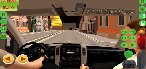 Van Bus Driving Transport Game screenshot 3