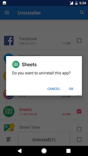 Uninstaller 3 تصوير الشاشة