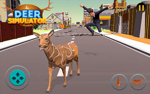 Deeeer Simulator - Funny Fighting Goat Animal Game screenshot 1