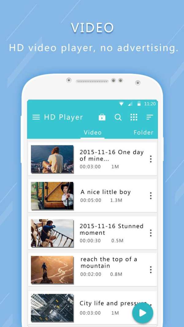 HD Video Player screenshot 1