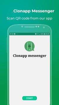Clonapp Messenger WhatsWeb screenshot 1