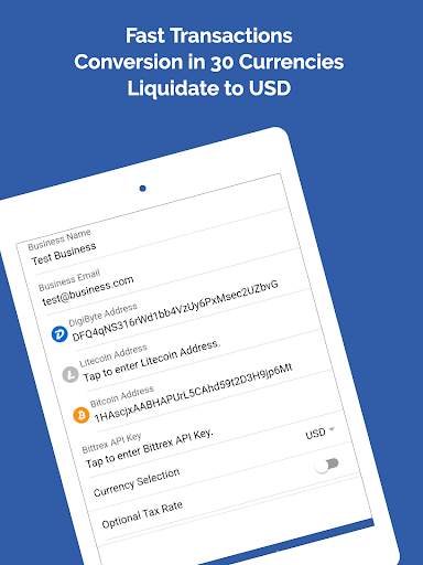 DigiCafe - Mobile DigiByte Point of Sale screenshot 5