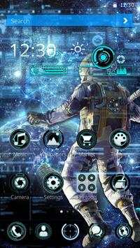 Futuristic Space Galaxy Theme screenshot 4