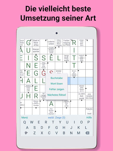 Kreuzworträtsel Pur – kostenlose Kreuzwort Rätsel screenshot 12