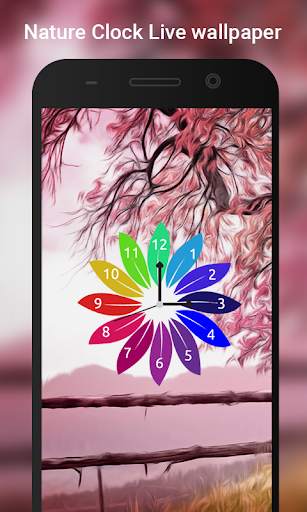 Nature Clock Live wallpaper screenshot 6