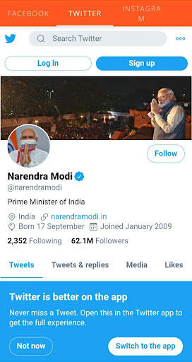 Narendra Modi Feed screenshot 3