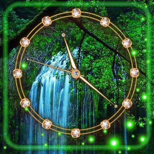 Waterfall Clock Live Wallpaper 1.7
