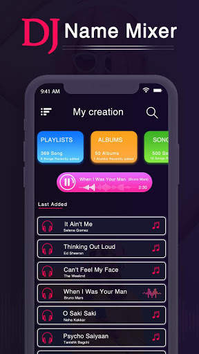 DJ Name Mixer Plus - Mix Name to Song screenshot 5