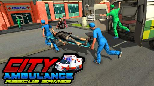 City Ambulance Rescue Rush Game screenshot 2