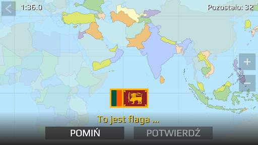 Mapa świata - Quiz screenshot 2
