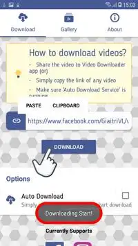 Video Downloader for Facebook App - No Watermark स्क्रीनशॉट 3