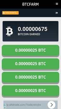 BTC FARM - Earn free Bitcoin screenshot 2