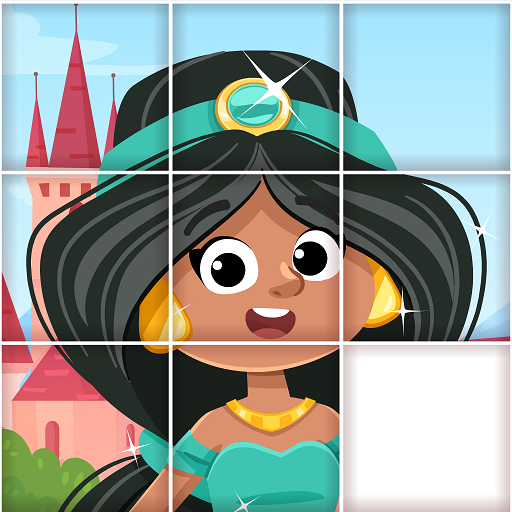 👸Princess Sliding Puzzle 🧩A puzzle game for kids icon