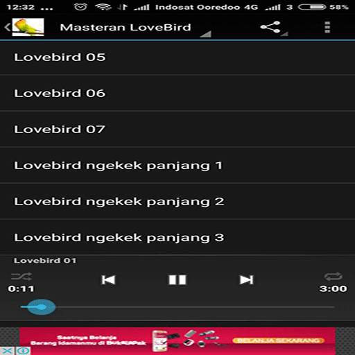 Masteran suara burung Lovebird screenshot 3
