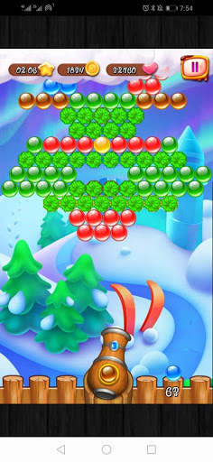 Rabbit Bubbles Shooter - game menembak bola screenshot 2