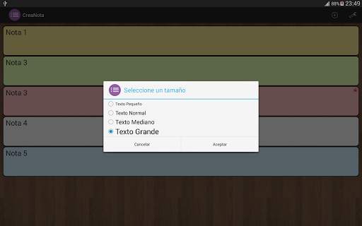 CreaNota: Notas, Alarmas, Texto a voz, Colores screenshot 12