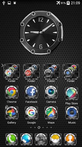 TSF Shell Launcher Theme Mech screenshot 1
