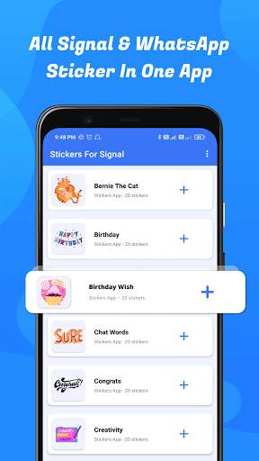 Stickers For Signal & WhatsApp screenshot 1