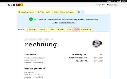 100 freie PDF Vorlagen screenshot 22