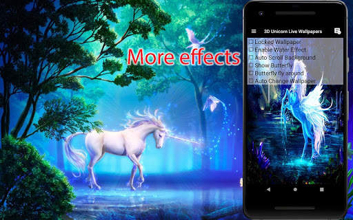 Unicorn Live Wallpapers screenshot 3
