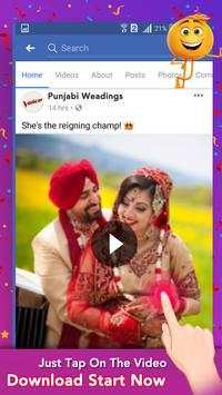 HD Video Downloader For Facebook Download Videos screenshot 1