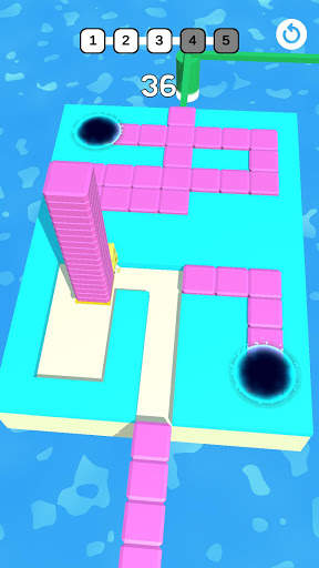 Tile Stack: Dash the Maze скриншот 3