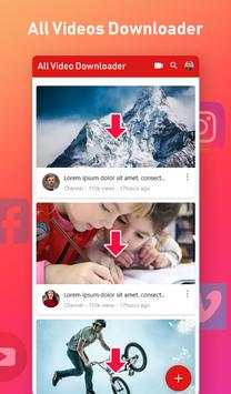 New Video Downloader for instagram & facebook screenshot 1