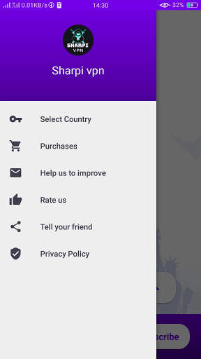 Sharpi vpn screenshot 1