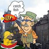 Catch fishing game logo