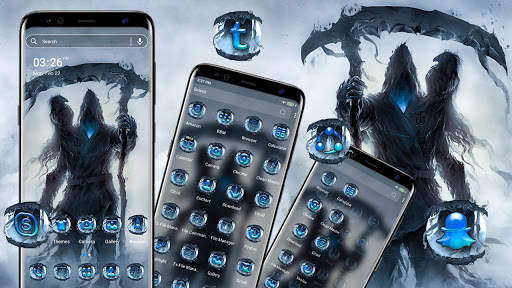 Grim Reaper Launcher Theme screenshot 2
