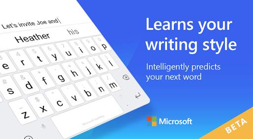 Microsoft SwiftKey Beta скриншот 1