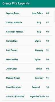 Create FIFA Legends screenshot 2