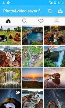 Photo&video save for instagram screenshot 1