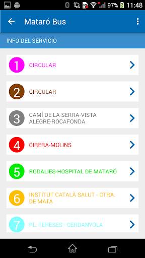 App Mataró Bus screenshot 2