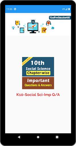 10th class social science important Q & A screenshot 1