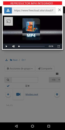 Free Cloud  video and music server screenshot 2
