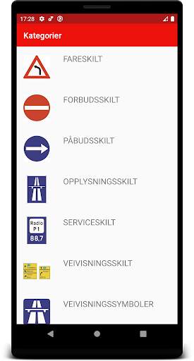 Norwegian Traffic Signs screenshot 4
