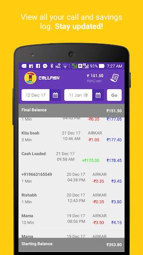 Cell.Fish - Safe SMS, Slick Dialer, Save Money Wiz स्क्रीनशॉट 6