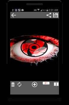 Sharingan Eye Lenses Editor screenshot 1