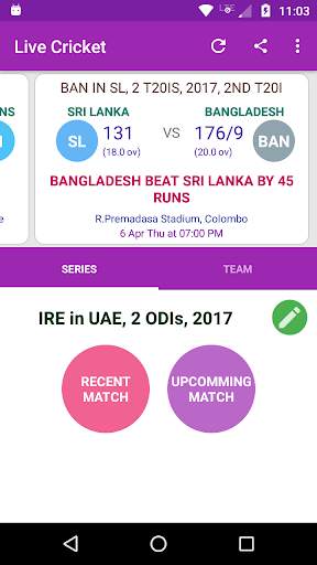 Cricket Live T20 ODI TEST - Cricelite screenshot 1