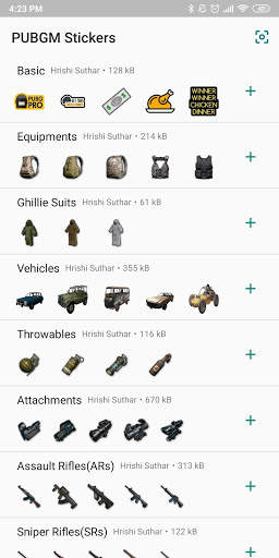 PUBGM Stickers screenshot 3