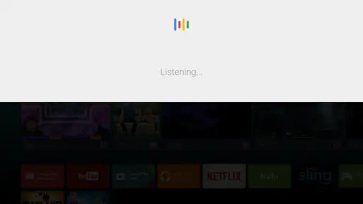 Google app for Android TV screenshot 2