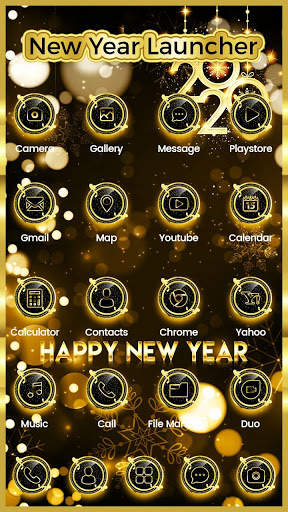 New Year Launcher 2020 screenshot 2