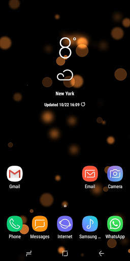 Amoled Particles Live Wallpaper Parallax screenshot 6