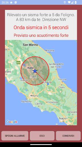 Rilevatore Terremoto screenshot 1
