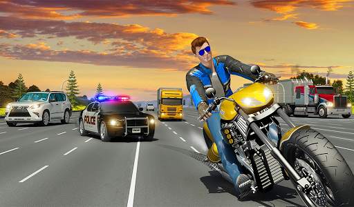 Tricky Moto Racing Traffic Highway Driving screenshot 8