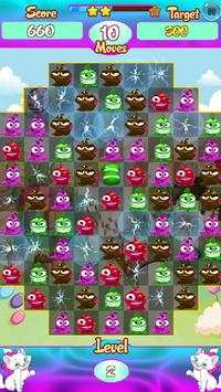 Cat Tom Jelly Blast Match 3 screenshot 4
