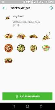 WAStickerApps Food Sticker Pack for WhatsApp screenshot 5